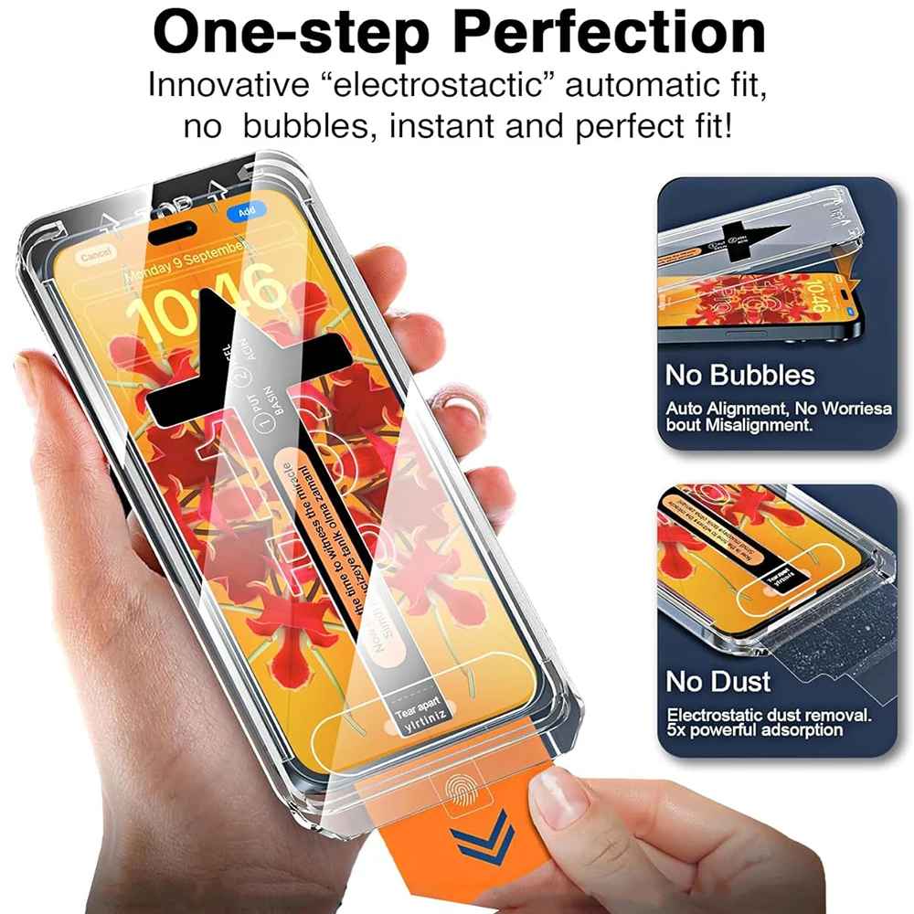 verre trempe iphone 13 SecureView  perfection