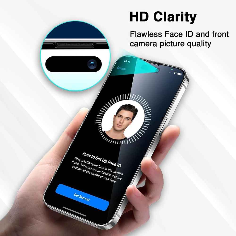 verre trempe iphone 13SecureView clarity